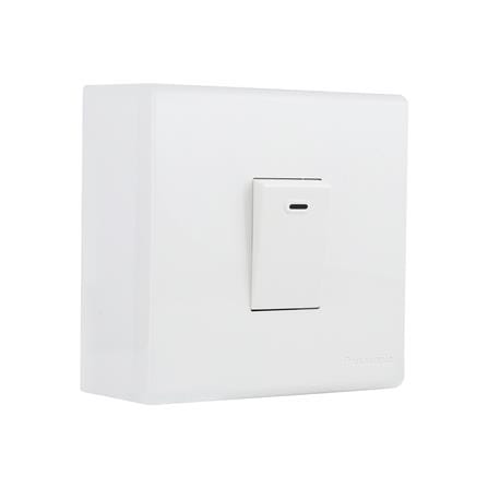 ชุดสวิตช์ 1 ทาง 1 ช่อง PANASONIC BSW 1101 สีขาว