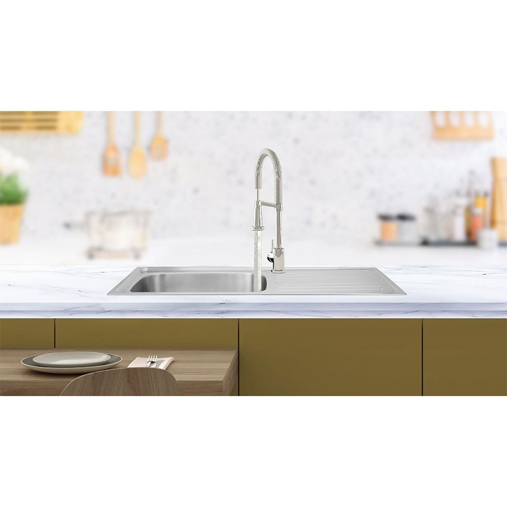 ซิงค์ฝัง 1 หลุม 1 ที่พัก HAFELE ARTEMIS 495.39.288 LHD สเตนเลส