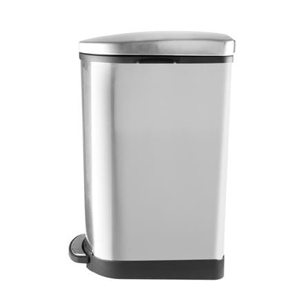 ถังขยะเหยียบทรงสูง ACCO HP-010 ขนาด 40L สีเงิน_2