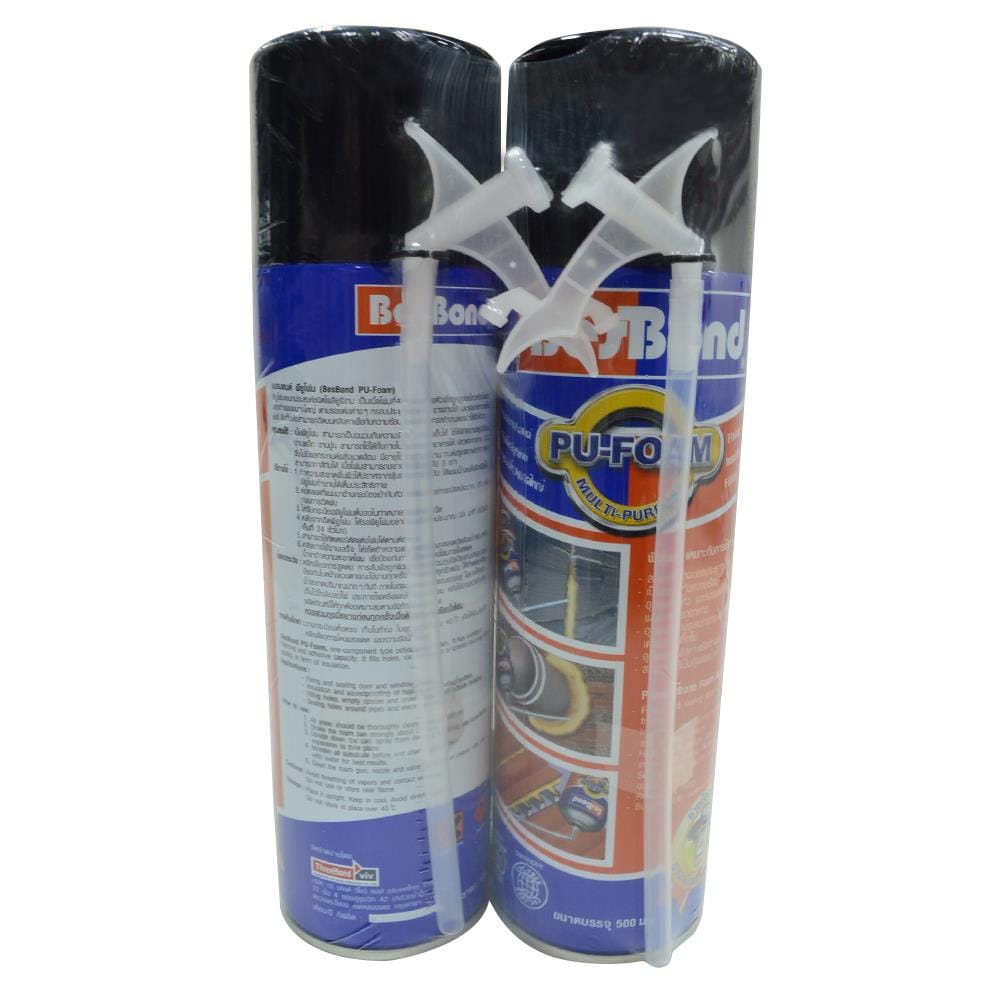 สเปรย์โฟม BESBOND 500 มล. ซื้อ 1 แถม 1