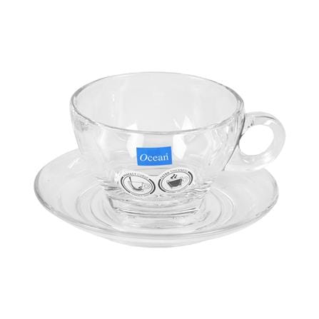 ชุดถ้วยกาแฟแก้ว 250ml OCEAN GLASS CAFFE LATTE_1