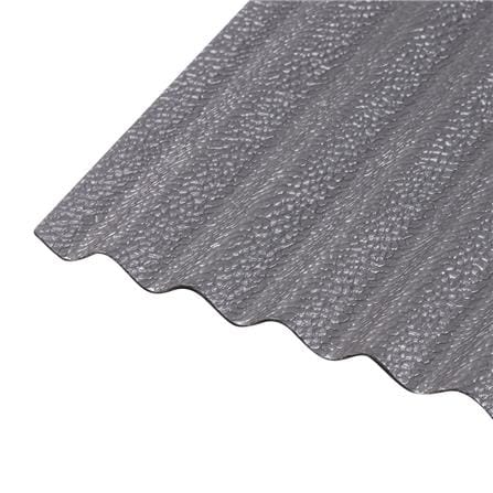 แผ่นโพลีคาร์บอเนต ลอนเล็ก SUNSHIELD 13 มม. 1.03X2.4 ม. สีเงิน_2