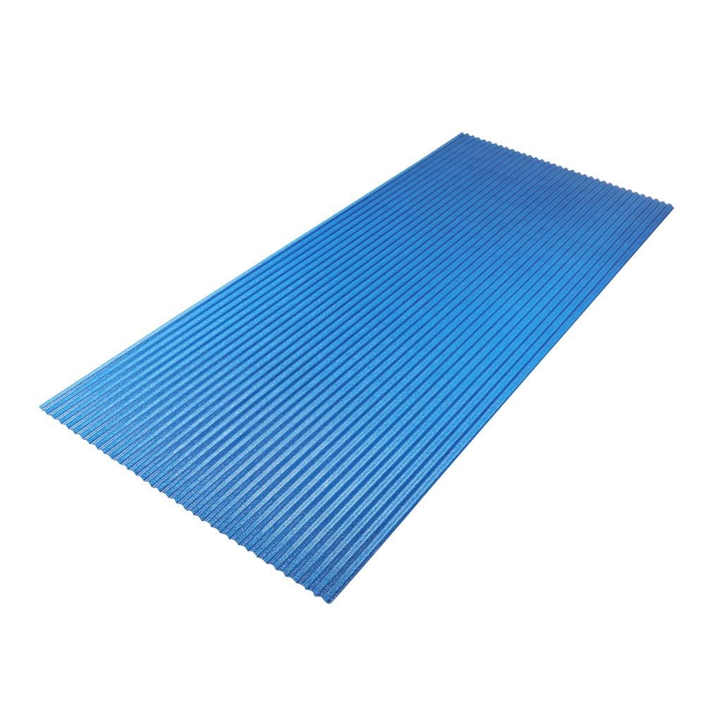 แผ่นโพลีคาร์บอเนต ลอนเล็ก SUNSHIELD 13 มม. 1.03X2.4 ม. สีนํ้าเงิน