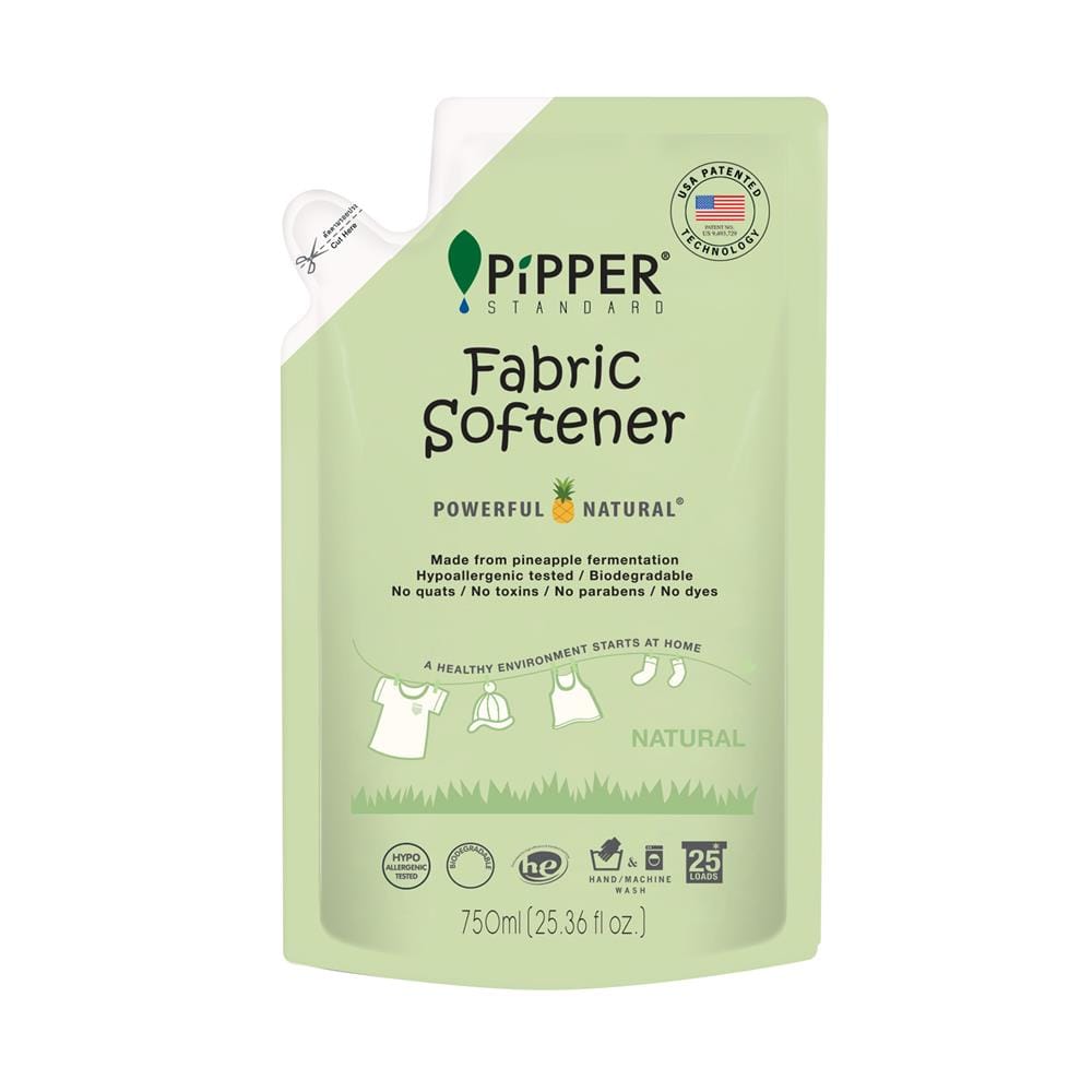 รีฟิลน้ำยาปรับผ้านุ่ม PIPPER 750 มล. NATURAL