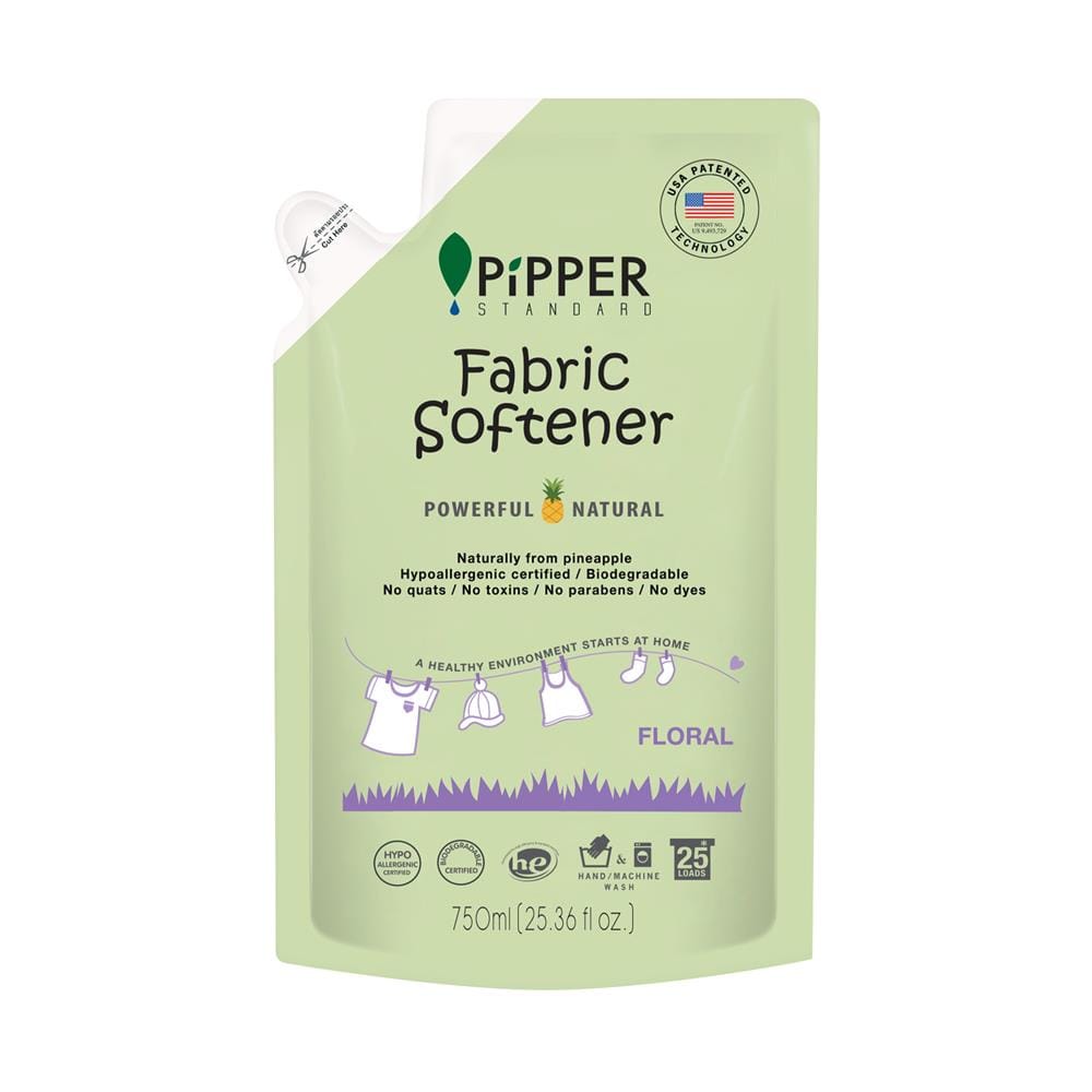 รีฟิลน้ำยาปรับผ้านุ่ม PIPPER 750 มล. FLORAL
