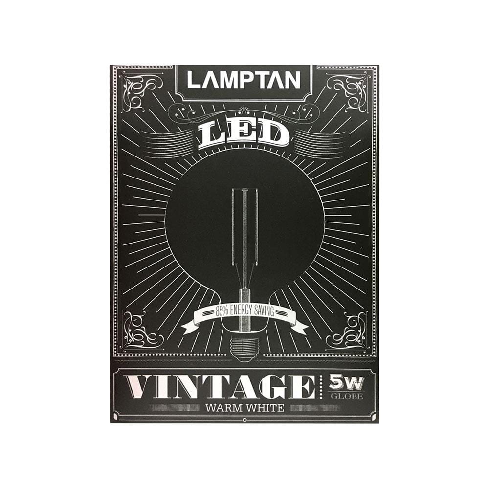 หลอด LED LAMPTAN VINTAGE GLOBE G95 5 วัตต์ WARMWHITE E27