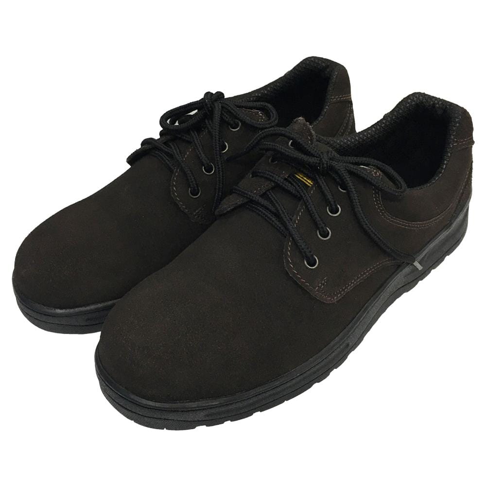 PVC SOLE SAFETY SHOES STRONG SAFETY SHOES SIZE42 BROWN