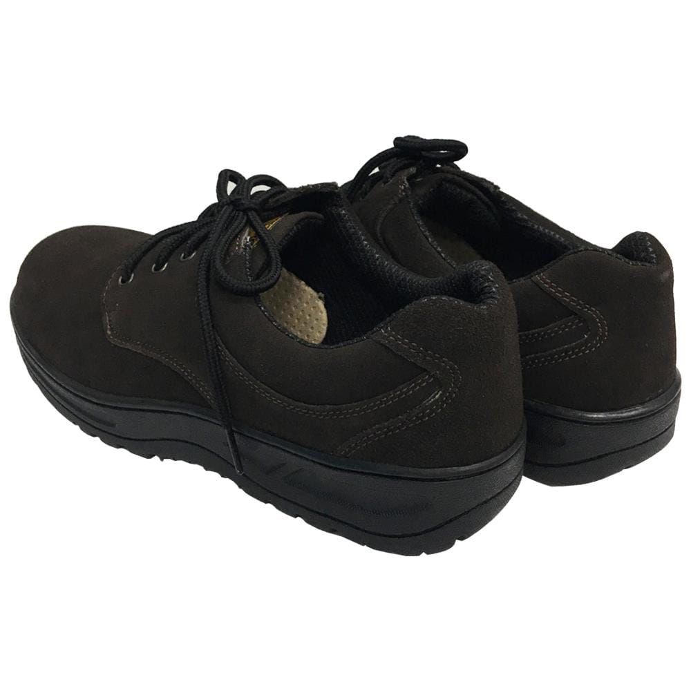 PVC SOLE SAFETY SHOES STRONG SAFETY SHOES SIZE42 BROWN
