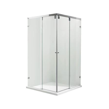 ฉากกั้นอาบน้ำ CRISTINA CRYSTAL CLEAR CORNER 90X90 ซม._0