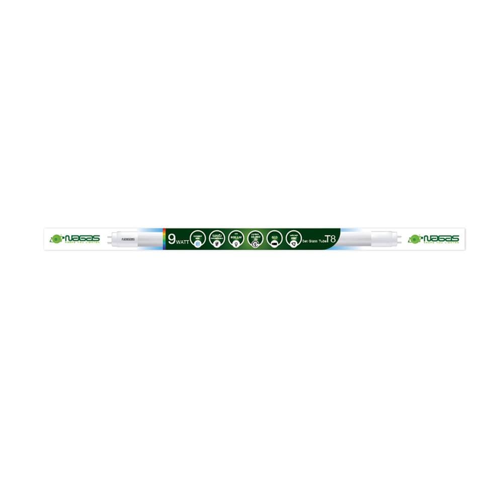 ชุดรางนีออน LED NAGAS T8 SGT-9W16500/GSBS 9 วัตต์ DAYLIGHT