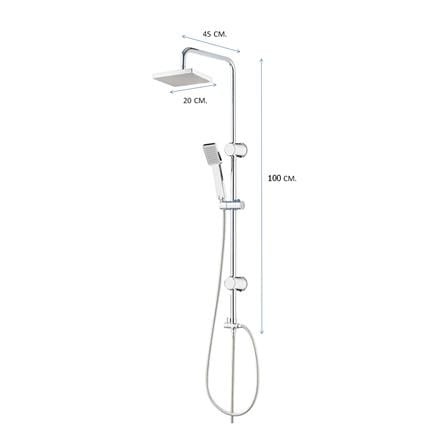 ฝักบัว RAIN SHOWER เดี่ยว HOEN T-1890L_3