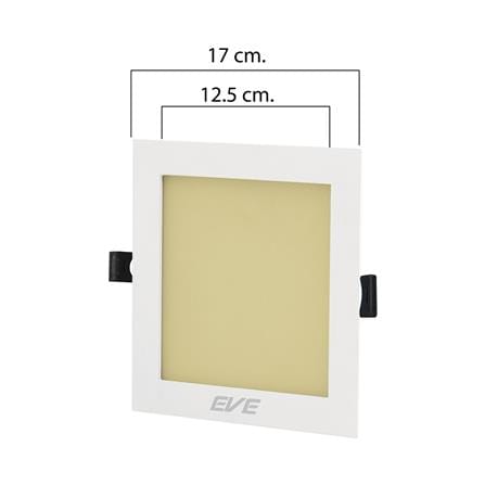 ดาวน์ไลท์ LED EVE PANEL SQUARE LED 5 นิ้ว 12 วัตต์ WARM WHITE สีขาว_4