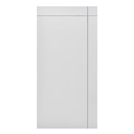 ประตู UPVC ไม่เจาะลูกบิด PARAZZO ED บานทึบ 100X200 ซม. สีขาว