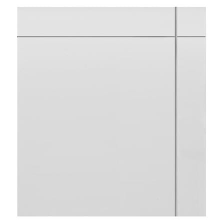 ประตู UPVC ไม่เจาะลูกบิด PARAZZO ED บานทึบ 100X200 ซม. สีขาว_2