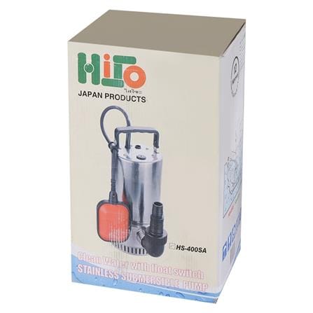 ปั๊มจุ่มน้ำสะอาด พร้อมลูกลอย HISO HS-400SA 400 วัตต์_2