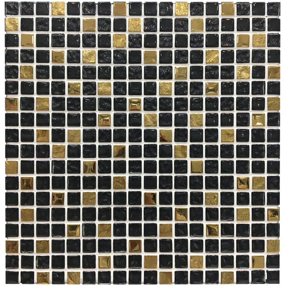 โมเสคแก้ว 30x30 ซม. โบนันซ่า ทอง 1