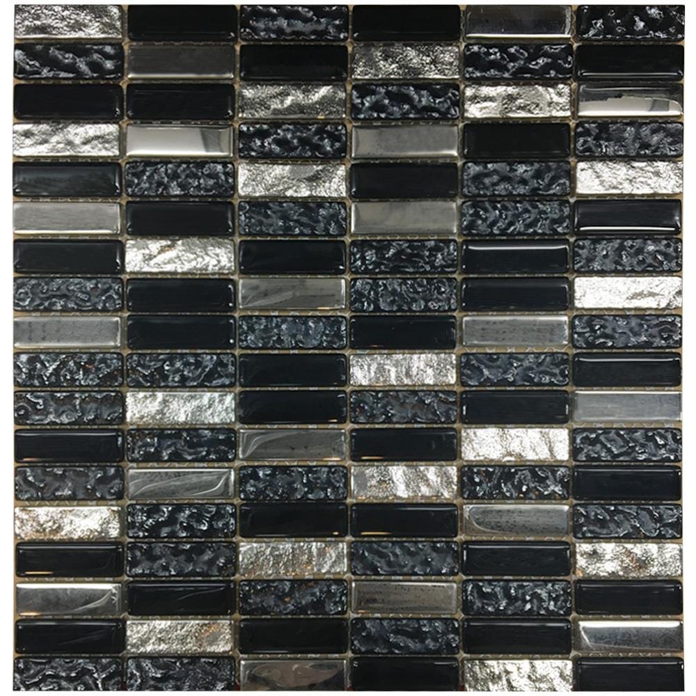 โมเสคแก้ว 30x30 ซม. GLASCERA โบนันซ่า เงิน 5