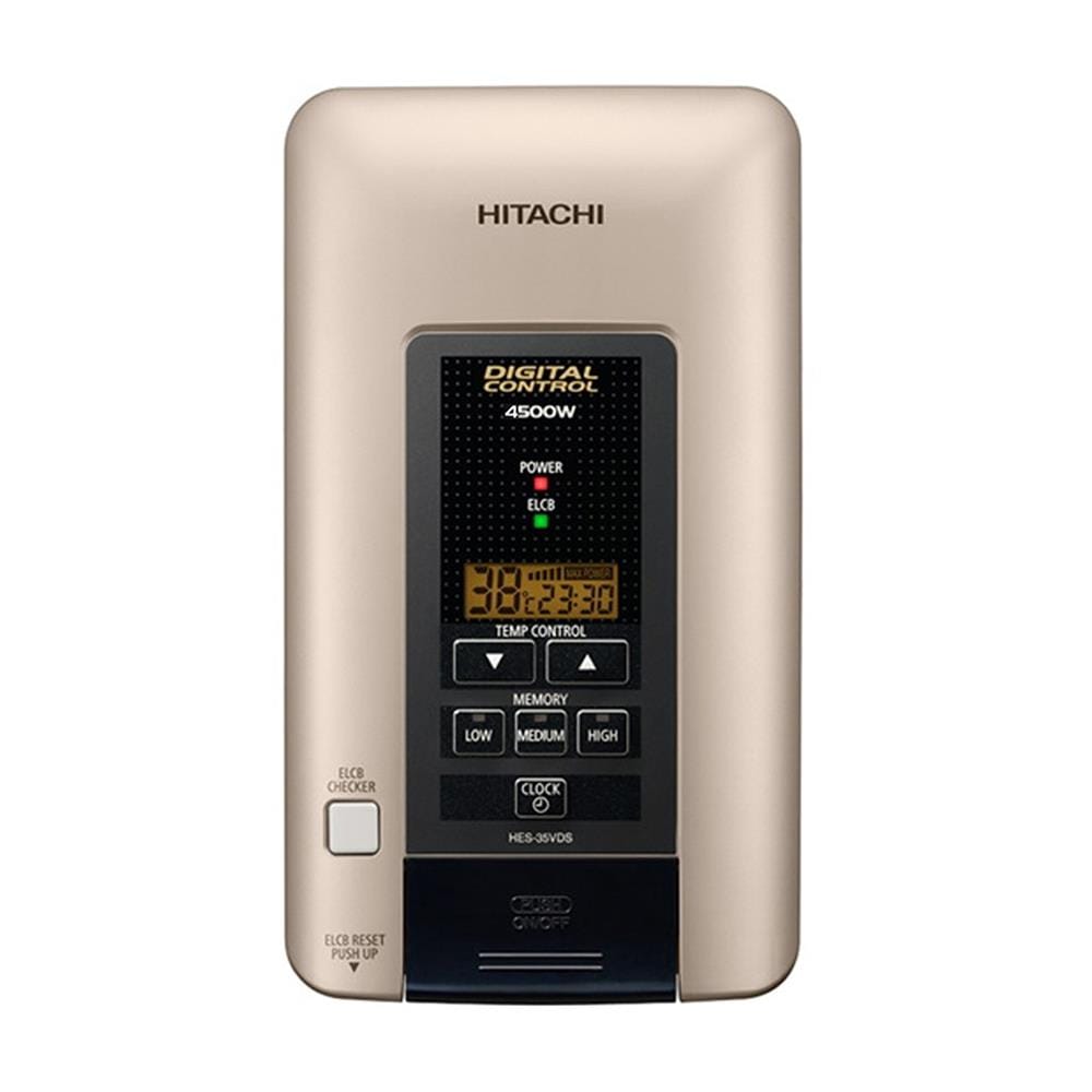 เครื่องทำน้ำอุ่น HITACHI HES 45VDS 4500 วัตต์ สีทอง