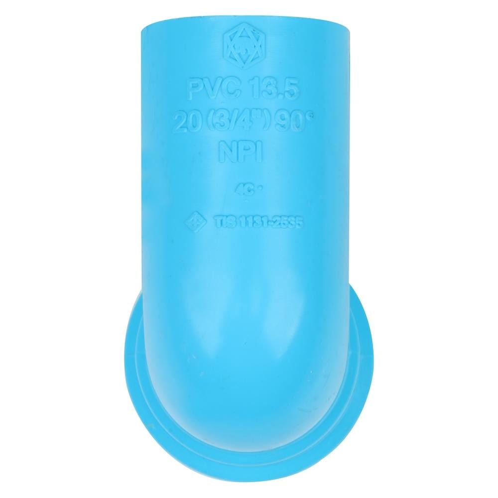 ข้องอ 90 เกลียวใน-หนา SCG 3/4 นิ้ว สีฟ้า