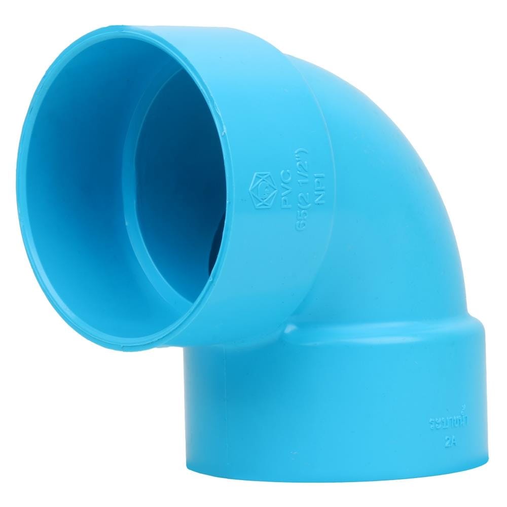ข้องอ 90-บาง SCG 2 1/2 นิ้ว สีฟ้า