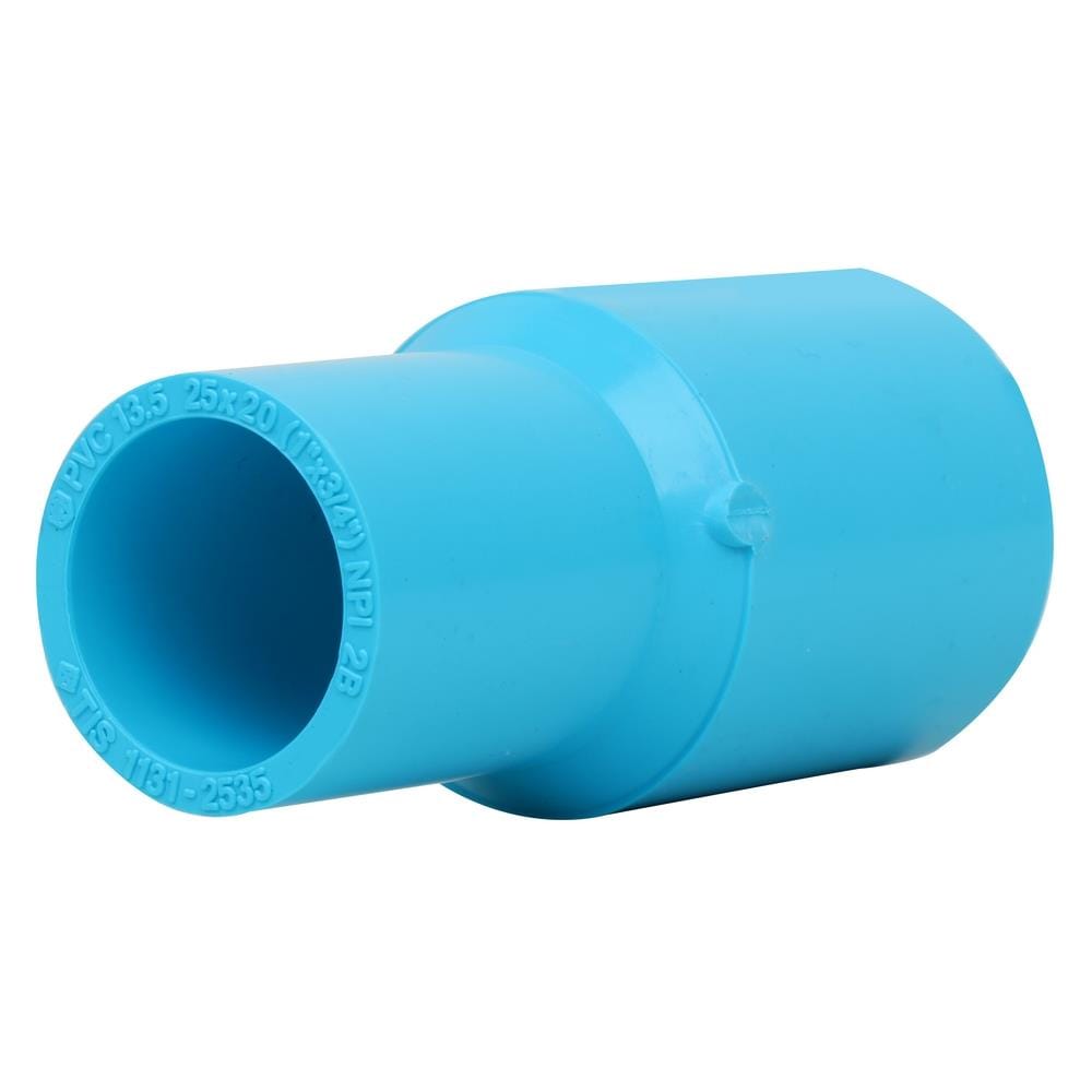 ข้อต่อตรงลด-หนา SCG 1X3/4 นิ้ว สีฟ้า
