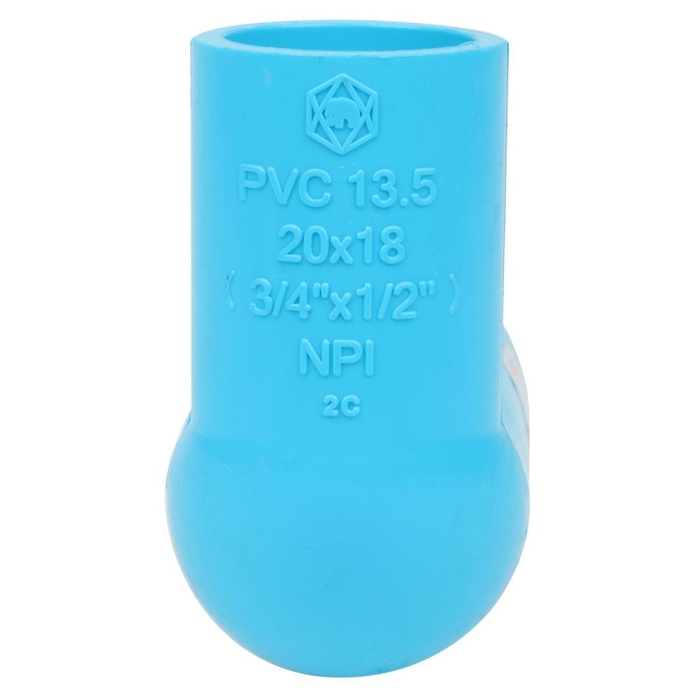 ข้องอ 90 ลด-หนา SCG 3/4 นิ้วx1/2 นิ้ว สีฟ้า