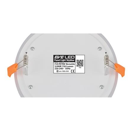 ดาวน์ไลท์ LED EVE SKYBLUE CIRCLE 542761 5 นิ้ว 16 วัตต์ WARM WHITE สีขาว_5