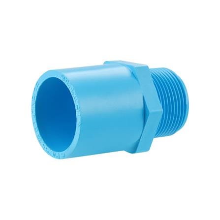 ข้อต่อตรงเกลียวนอก-หนา SCG 1 1/4 นิ้ว สีฟ้า_0