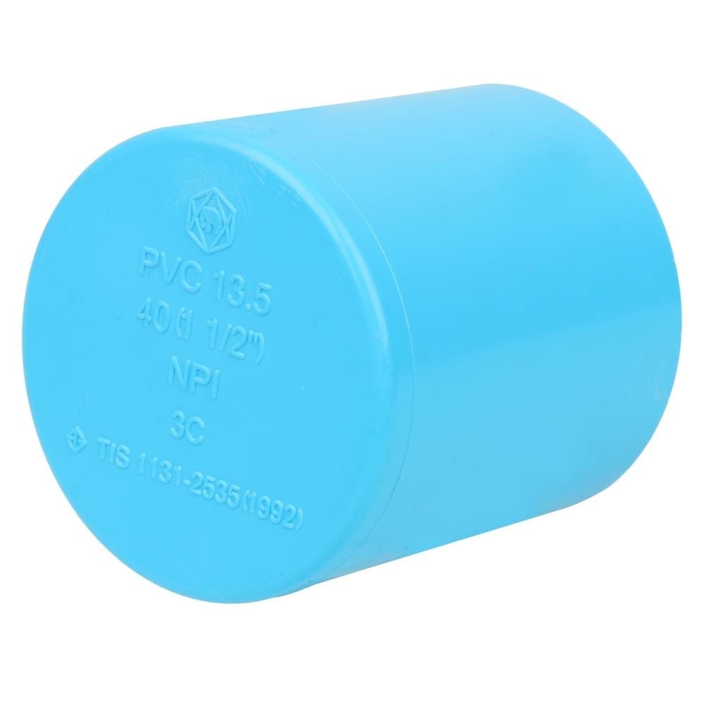 ฝาครอบ-หนา SCG 1 1/2 นิ้ว สีฟ้า