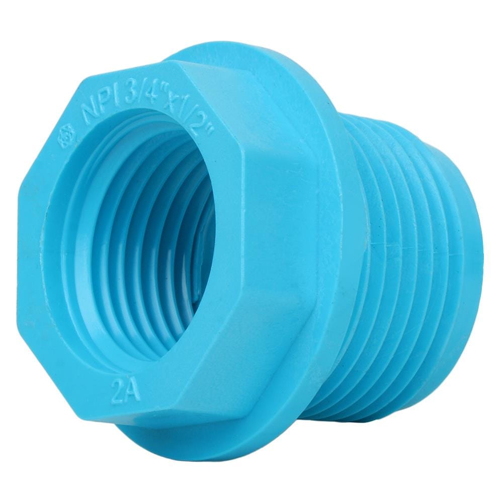 ข้อต่อลดเหลี่ยม-หนา SCG 3/4 X1/2 นิ้ว สีฟ้า