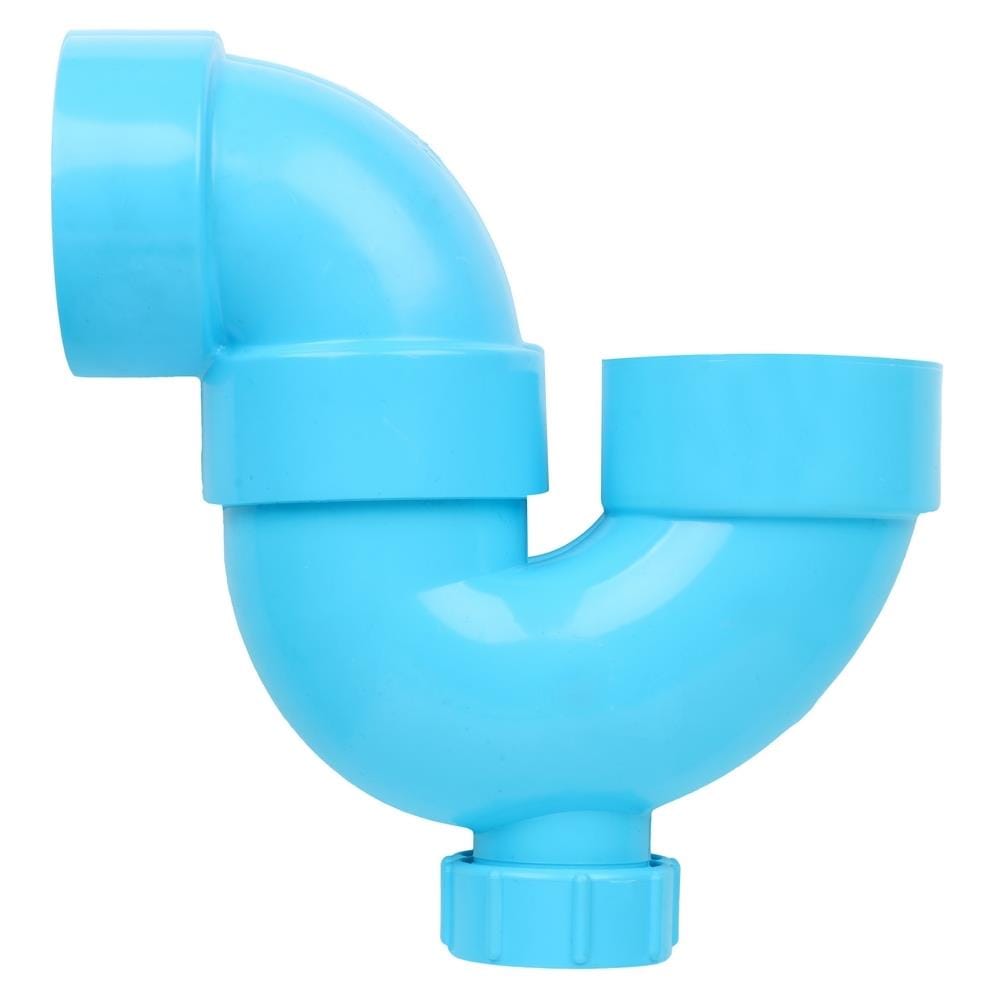 ข้อต่อ P-TRAP (มีช่องระบาย) SCG 2 นิ้ว สีฟ้า