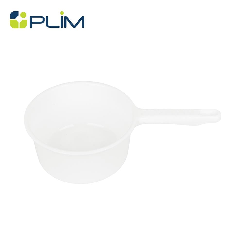 ขันน้ำกลมมีด้าม PLIM 16.5cm สีขาว_1