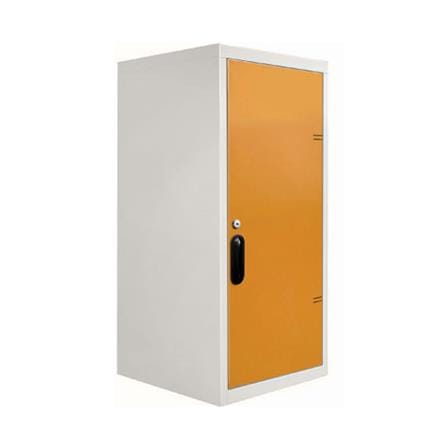 ตู้เหล็กบานเปิดทึบ KIOSK UDB-1 OR สีขาว/ส้ม_4