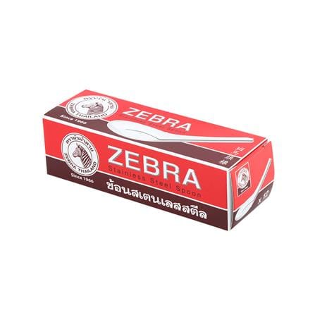 ช้อนจีนสเตนเลส ZEBRA แพ็ค 12_4
