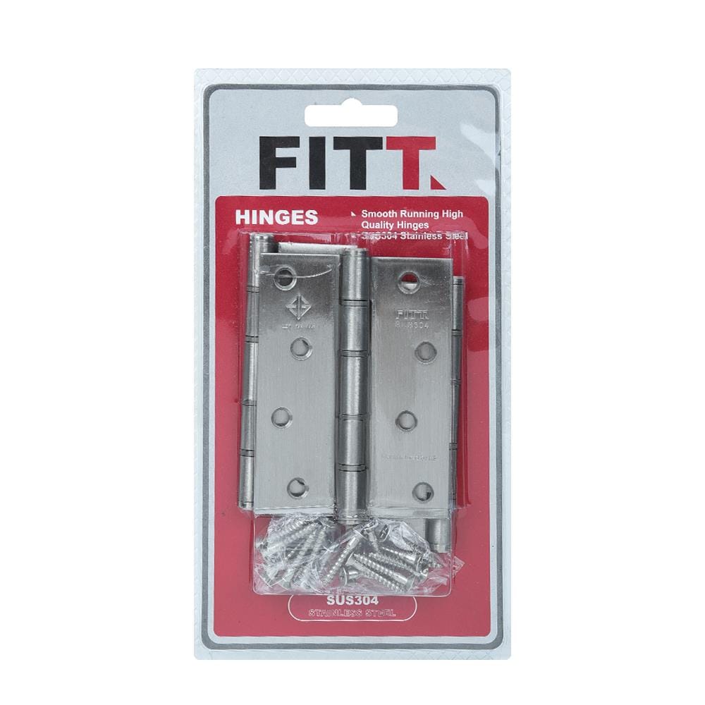 บานพับ 4X3 นิ้ว FITT DHSL43SSXT สีสเตนเลส แพ็ก 3 ชิ้น