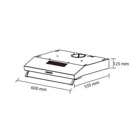 เครื่องดูดควันมาตรฐาน AXIA I-NERO60ITC 60 ซม._2