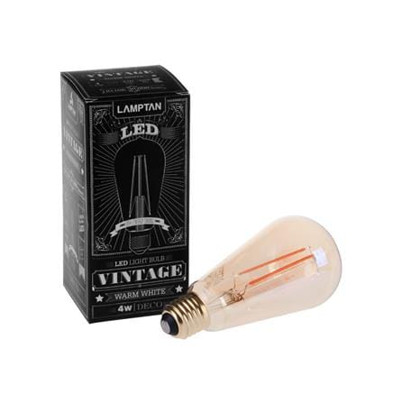 หลอด LED LAMPTAN VINTAGE DECO 4 วัตต์ WARMWHITE E27_1