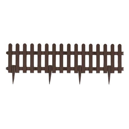 PLASTIC FENCE BABA 309 (4P) DARK BROWN_1