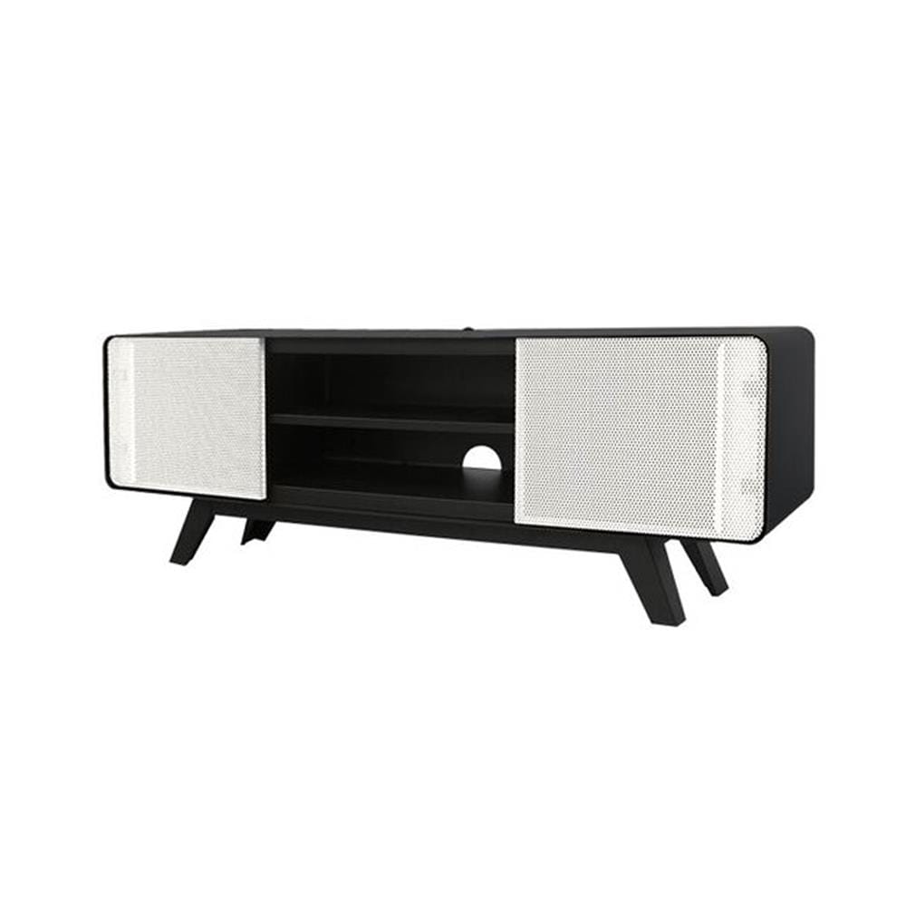 ตู้วางทีวี KIOSK PT-04 DG 150 ซม. สีดำ/ขาว