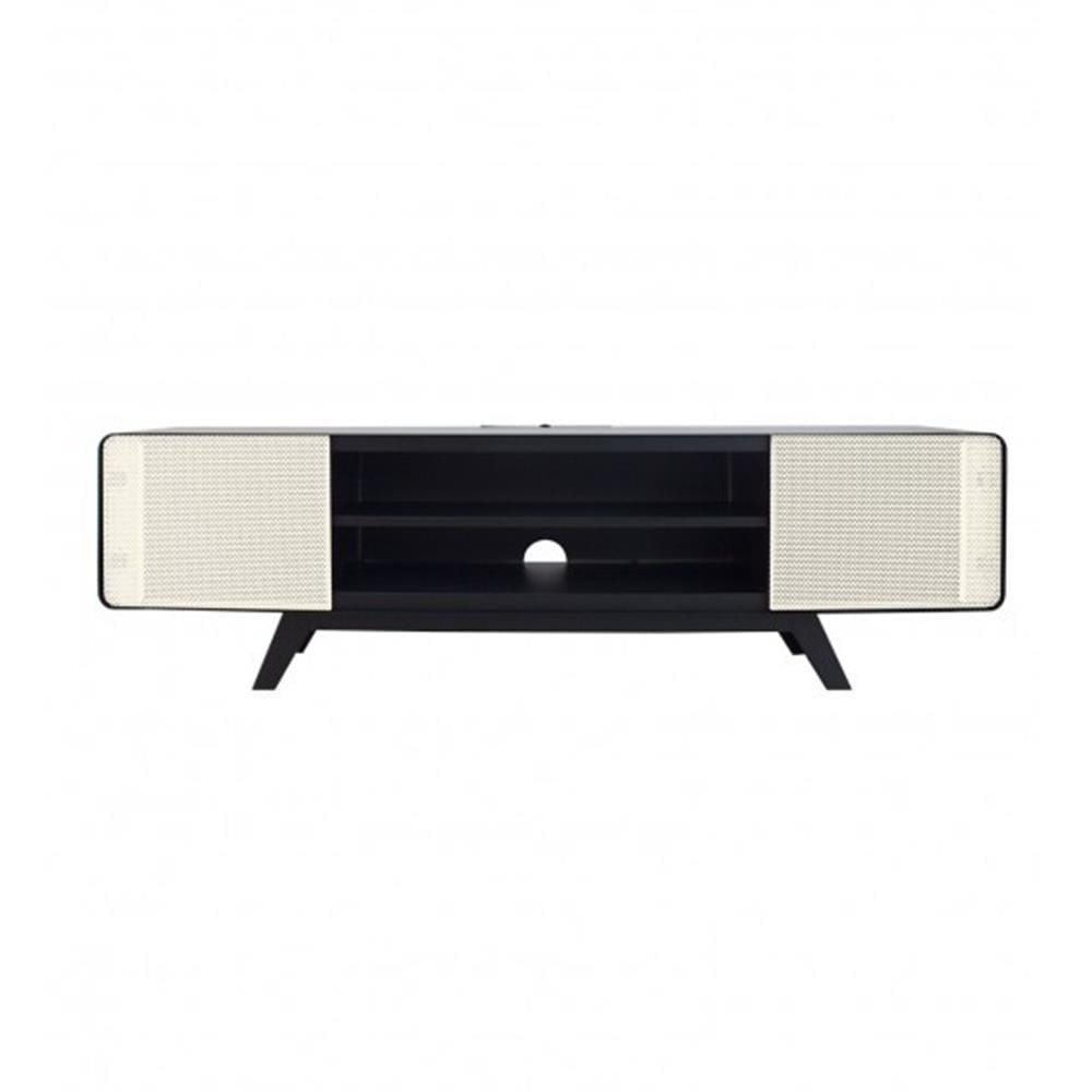 ตู้วางทีวี KIOSK PT-04 DG 150 ซม. สีดำ/ขาว
