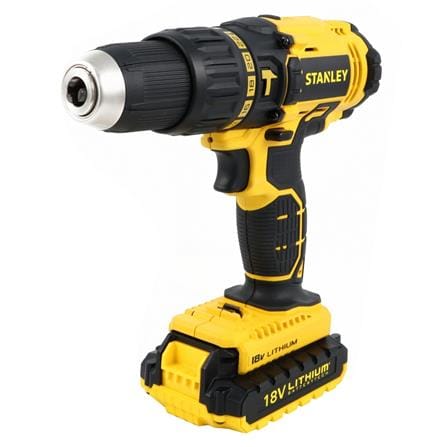 สว่านกระแทกไร้สาย (พร้อมแบตเตอรี่) STANLEY SCH20C2K-B1 18 โวลต์_0