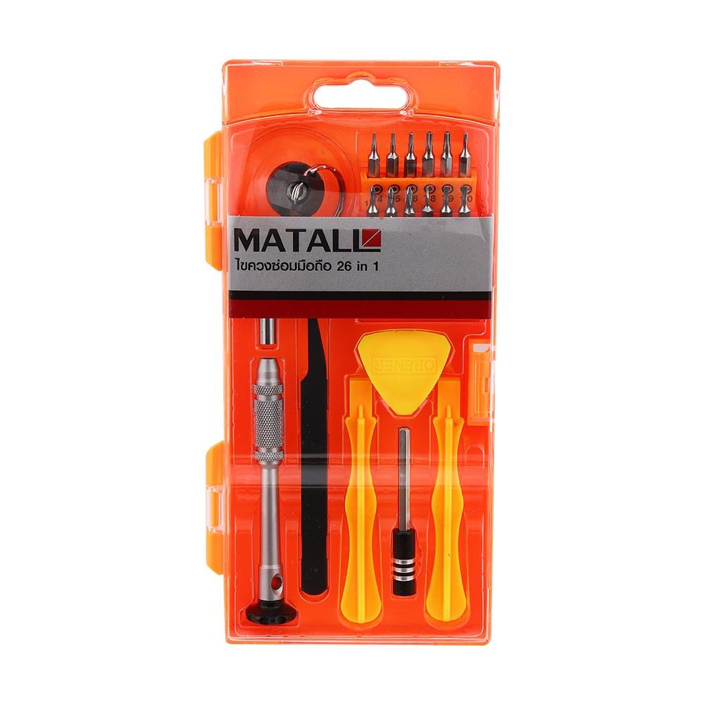 ไขควงซ่อมมือถือ MATALL 26 ชิ้น/ชุด