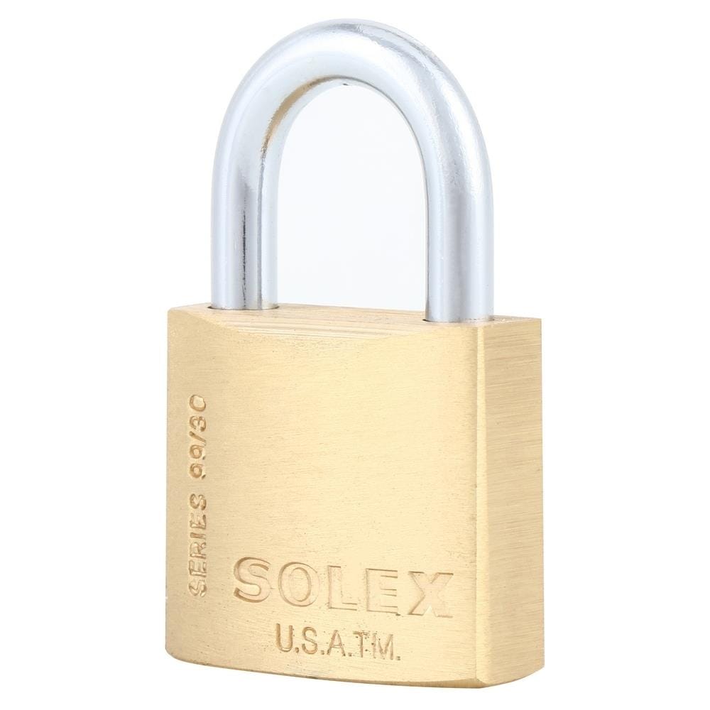 กุญแจคีย์อะไลก์ SOLEX KAL 3:1 SL99 30 มม. สีทองเหลือง 3 ตัว/ชุด