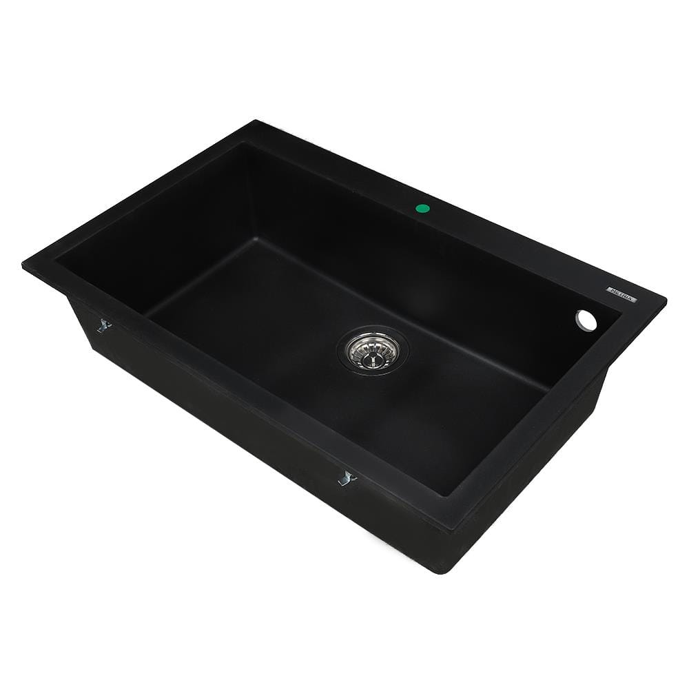 ซิงค์ฝัง 1หลุม METRIX KIN100BL สีดำ