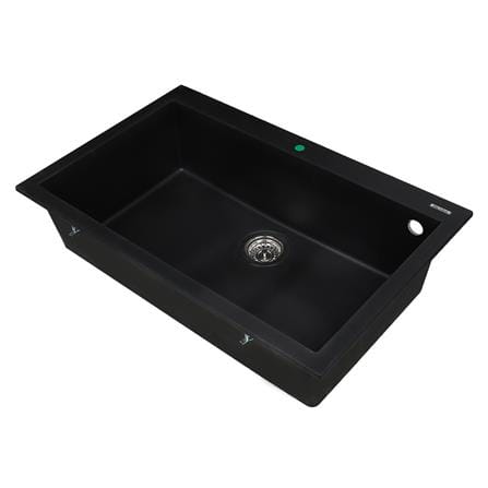 ซิงค์ฝัง 1หลุม METRIX KIN100BL สีดำ