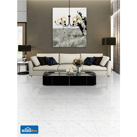 กระเบื้องพื้น 16x16 นิ้ว TARA สโนว์ เทา EXC A 0.96 ตร.ม._1