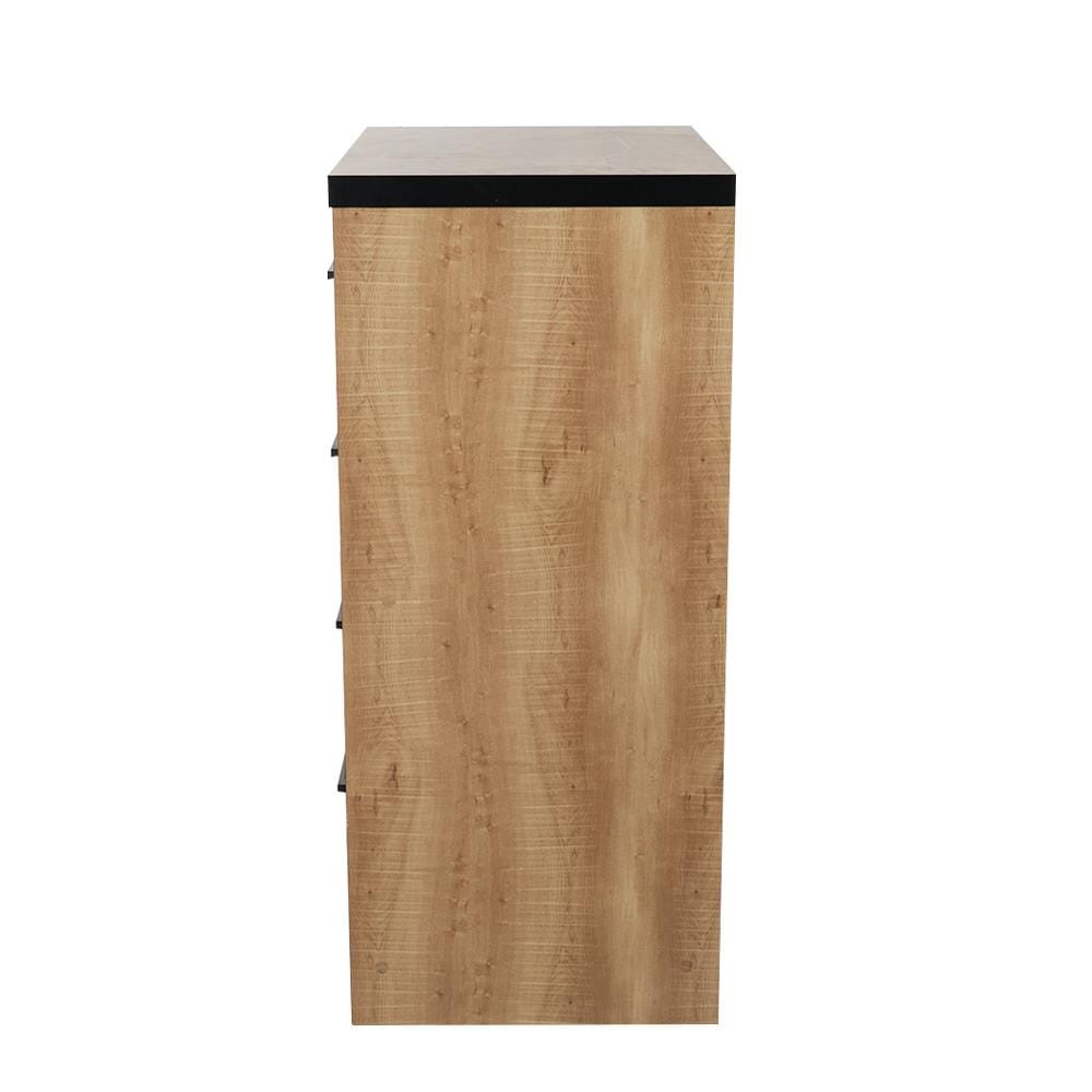 ตู้ลิ้นชัก 4 ลิ้นชัก FURDINI HAZEL สี LOFT TEAK