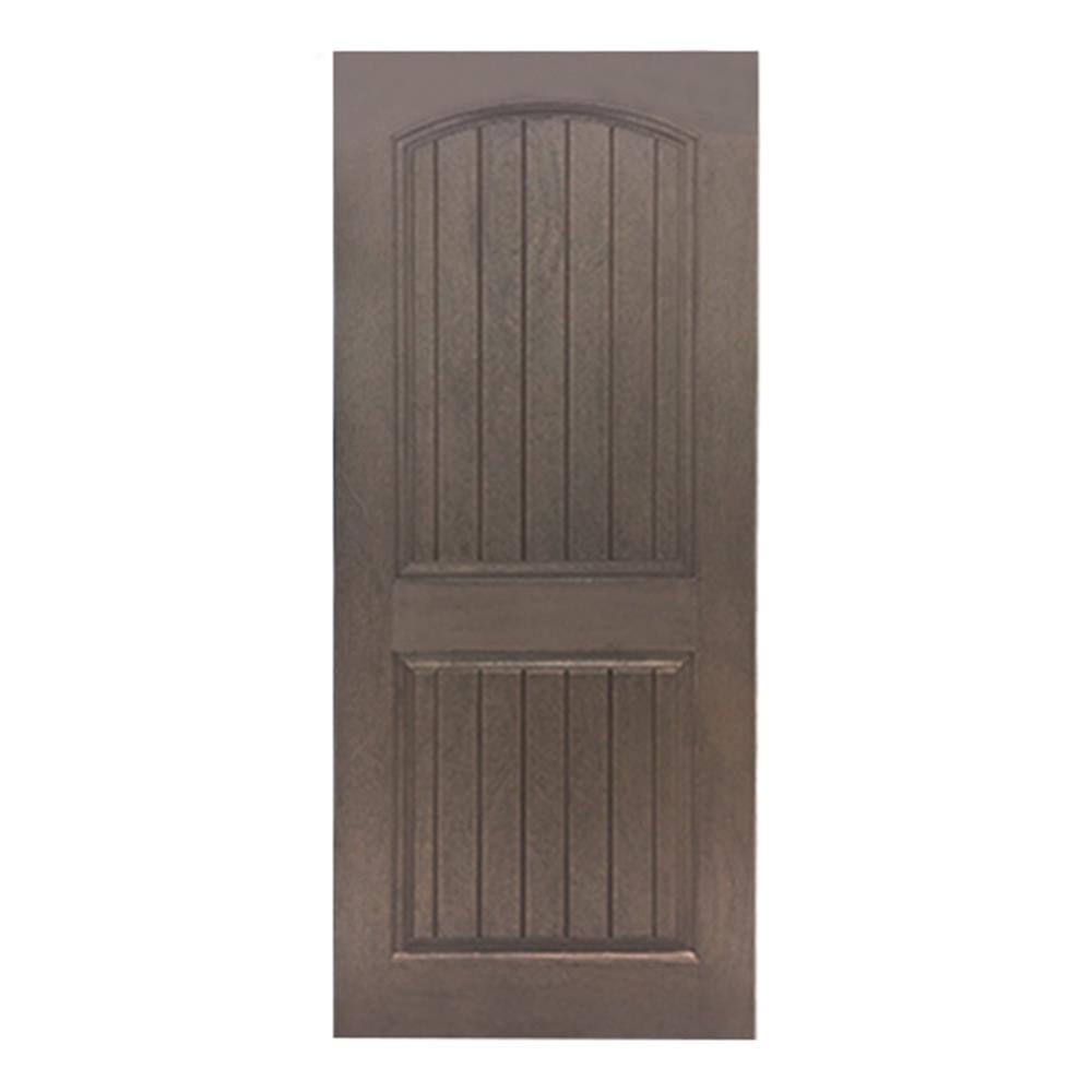 ประตูภายนอก ไฟเบอร์กลาส ECO-DOOR 2P 80X200 ซม. สีโอ๊ค