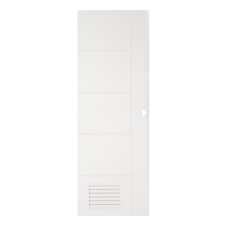 ประตูห้องน้ำ UPVC AZLE MD-6 เกล็ดล่าง 70X200 ซม. ส...