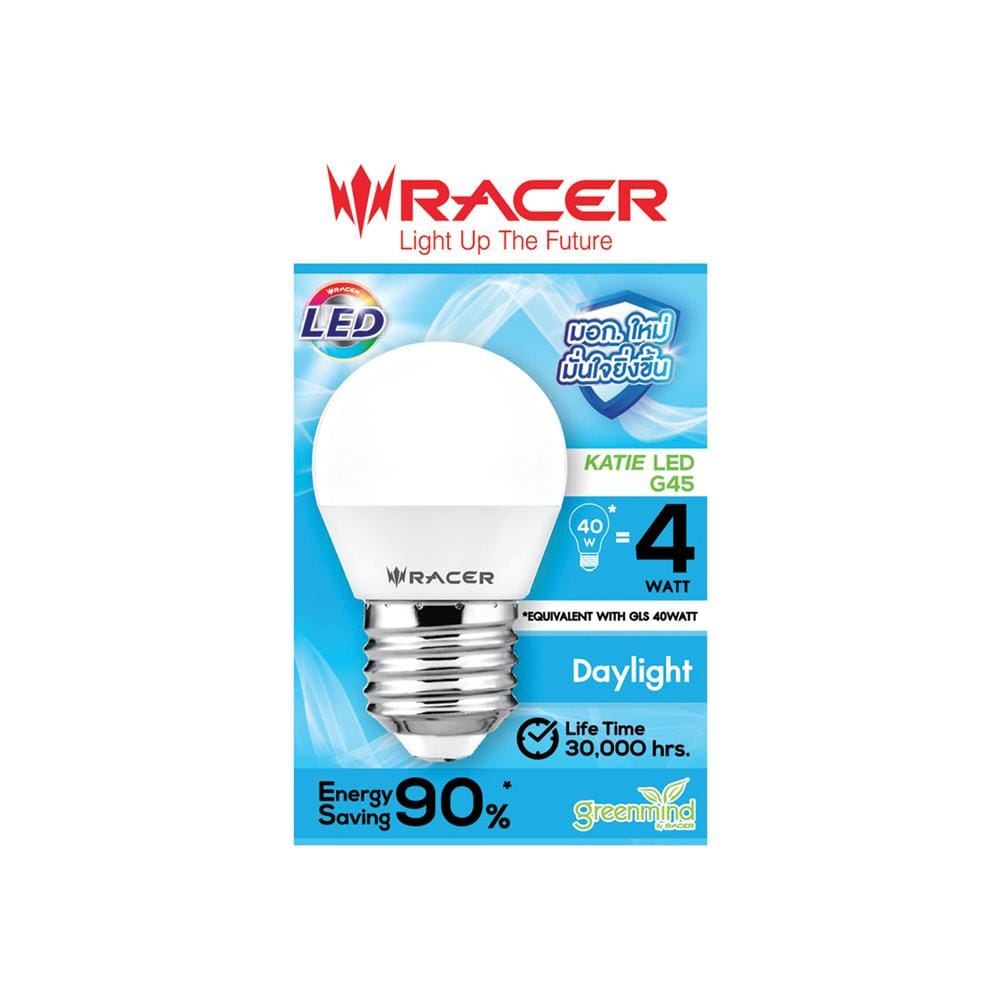 หลอด LED RACER G45 4 วัตต์ DAYLIGHT E27